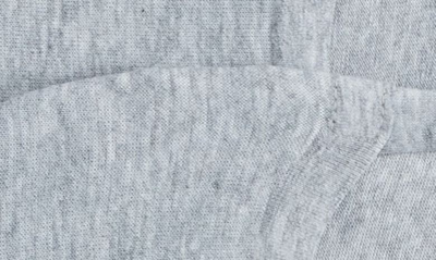 Nordstrom 3-pack Cotton Blend No-show Socks In Grey Heather