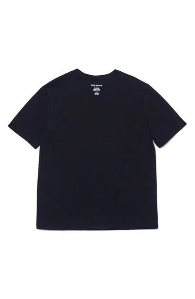 Shop Iise Smudge Logo Graphic Tee In Black