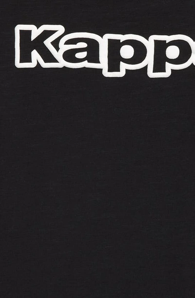 Shop Kappa Kids Logo Cabal Graphic Tee In Black Smoke