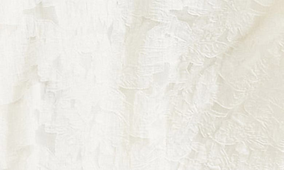 Asos Design Edition Floral Embroidered Cutout Midi Dress In Cream