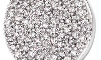 Monica Vinader Ava Diamond Disc Drop Earrings In Sterling Silver