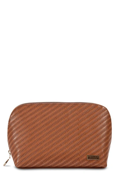 Shop Stephanie Johnson Rosewood Cognac Lola Makeup Bag