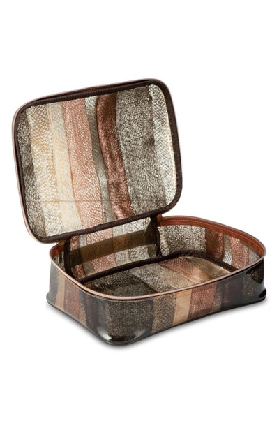 Stephanie Johnson Miami Snakeskin Print Jumbo Makeup Bag In Multi