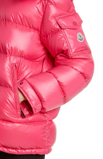 Shop Moncler Maire Water Resistant Down Puffer Jacket In Pink