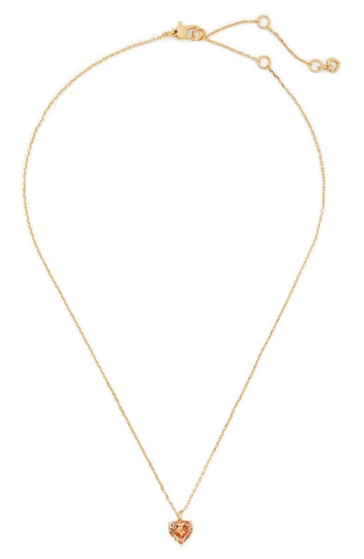 Kate Spade Women's Birthstone Goldtone & Cubic Zirconia Pendant Necklace In  Topaz | ModeSens