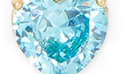 Kate Spade Women's Birthstone Goldtone & Cubic Zirconia Pendant Necklace In Aquamarine