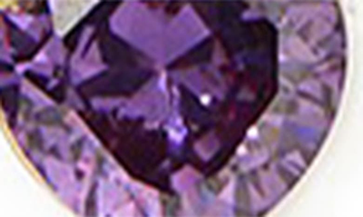 Kate Spade Women's Birthstone Goldtone & Cubic Zirconia Pendant Necklace In Amethyst