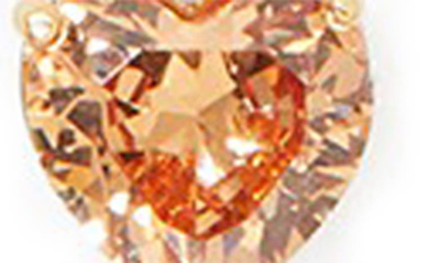 Kate Spade Women's Birthstone Goldtone & Cubic Zirconia Pendant Necklace In Topaz