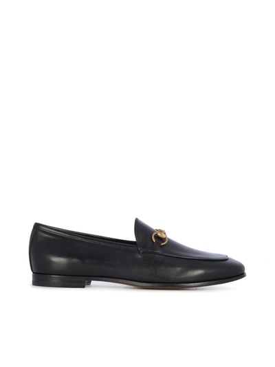 Shop Gucci Jordaan Loafer In Leather In Black