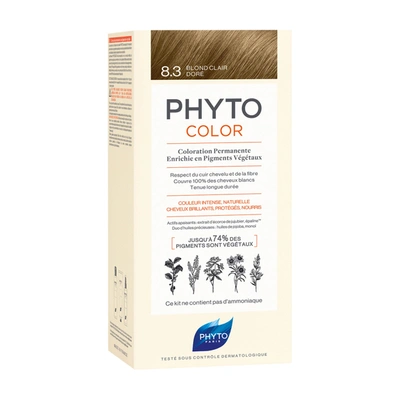 Shop Phyto Color In 8.3 Light Golden Blond
