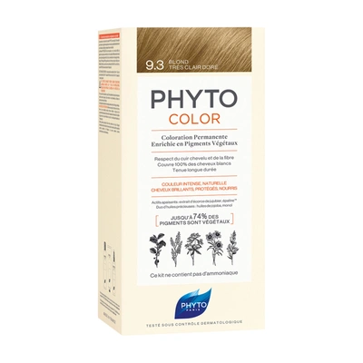 Shop Phyto Color In 9.3 Very Light Golden Blond