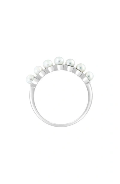 Effy Sterling Silver Freshwater Pearl Ring In White