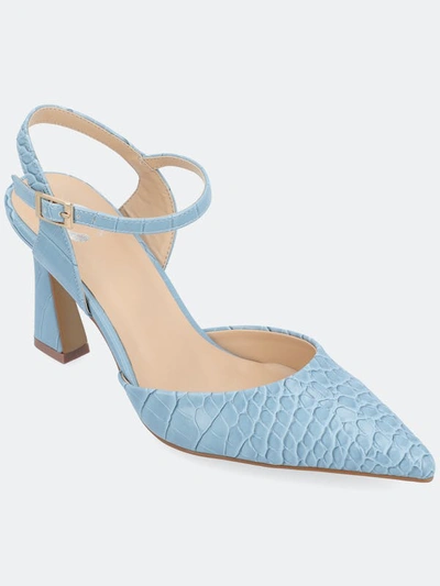 Shop Journee Collection Women's Nixey Pump In Blue