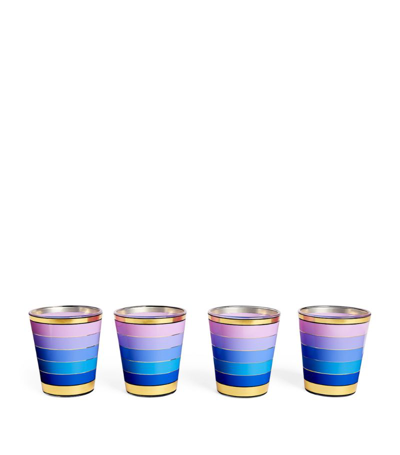 Shop Jonathan Adler Set Of 4 Scala Cocktail Glasses (380ml) In Multi