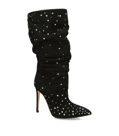 Shop Paris Texas Suede Holly Boots 105 In Black