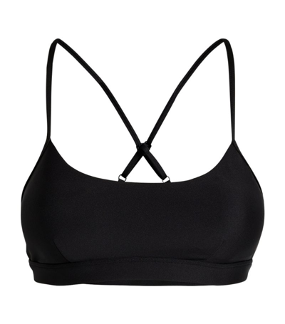 Shop Alo Yoga Airlift Intrigue Sports Bra In Black