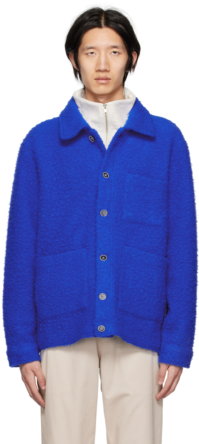 Shop Nn07 Blue Olav Jacket In Cobalt