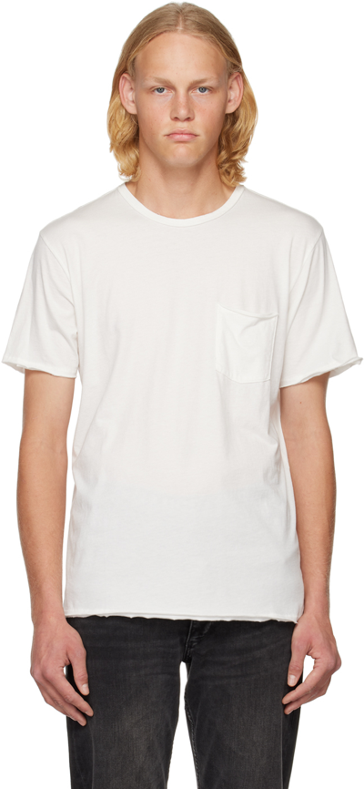 Shop Rag & Bone White Miles Principal T-shirt In Pfd