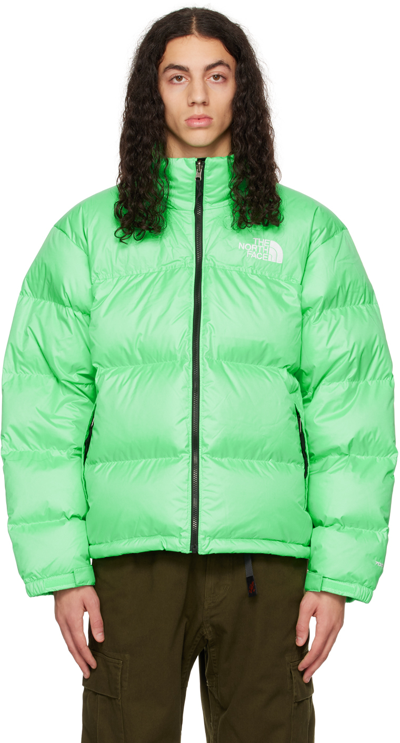 Shop The North Face Green 1996 Retro Nuptse Down Jacket In 8yk Chlorophyll Gree