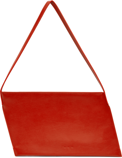 Shop Aesther Ekme Red Angle Bag In 187 Bossa