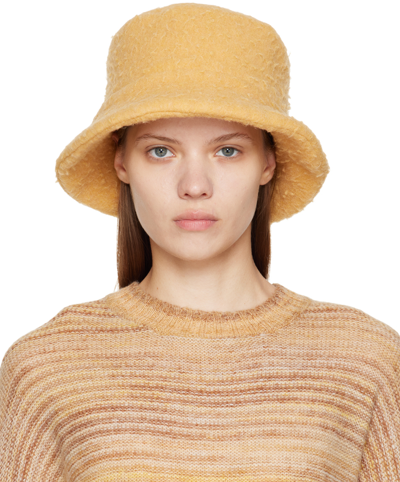 Shop Holzweiler Yellow Couple Bucket Hat In 1152 Yellow
