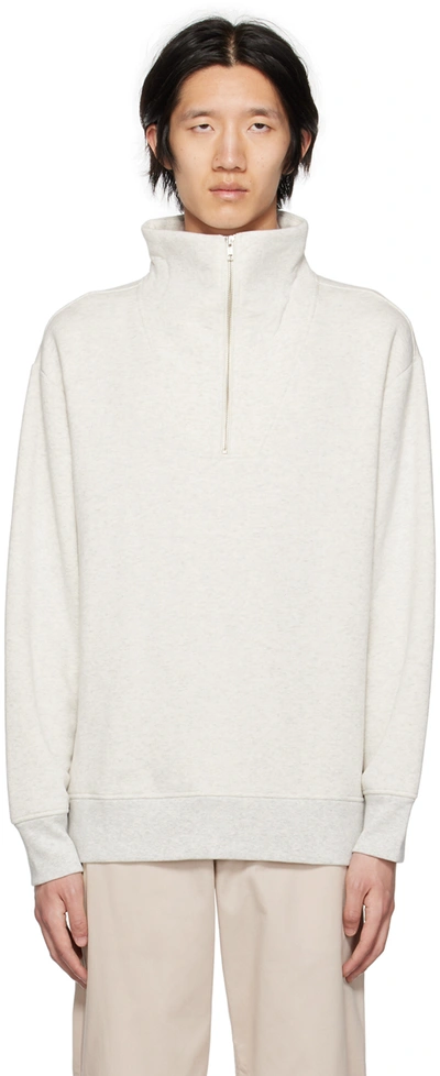 Shop Nn07 Gray Briggs Sweatshirt In Oat