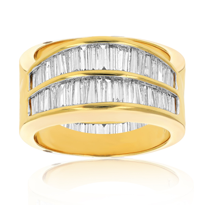 Vir Jewels 2 Cttw Baguette Diamond Wedding Band 14k Yellow Gold Channel Set