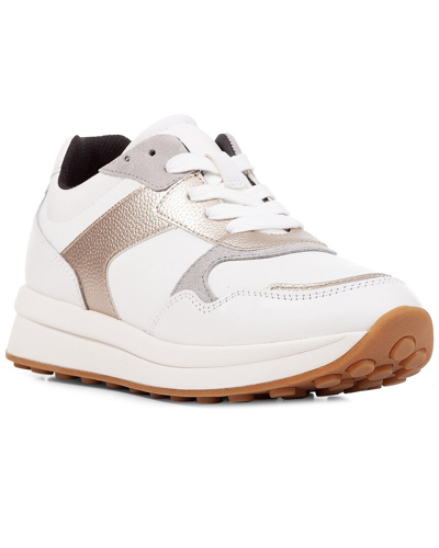 Geox Runntix Leather & Suede-trim Sneaker In Nocolor | ModeSens