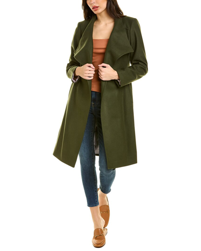 Ted Baker Sandra Wool & Cashmere-blend Wrap Coat In Green | ModeSens