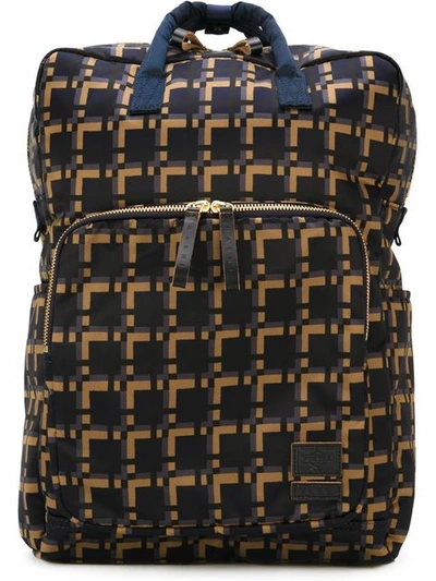 Marni X Porter Checked Backpack