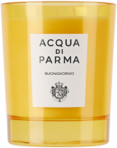 Shop Acqua Di Parma Yellow Buongiorno Candle In Na