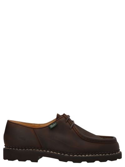 Shop Paraboot Michael Derby Shoes In Brown