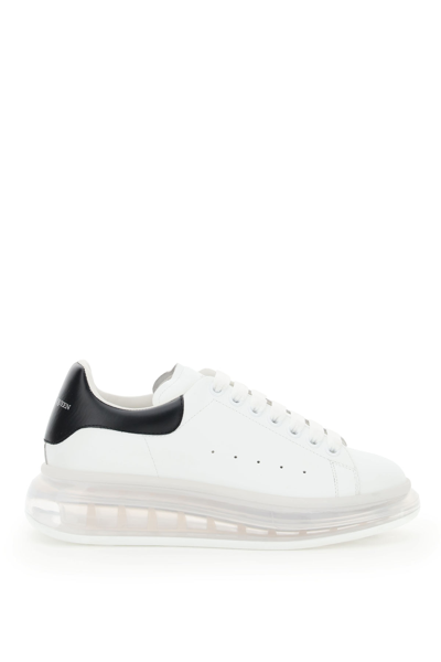 Shop Alexander Mcqueen Oversize Sole Air Sneakers In White,black
