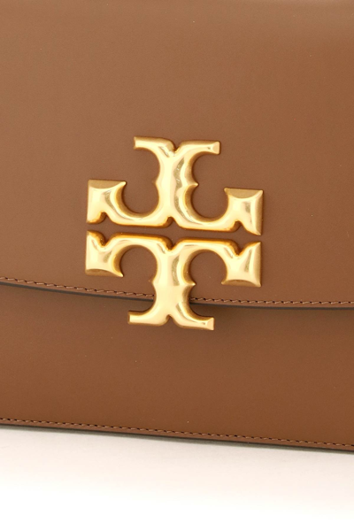 Shop Tory Burch Eleanor Shoulder Bag In Brown