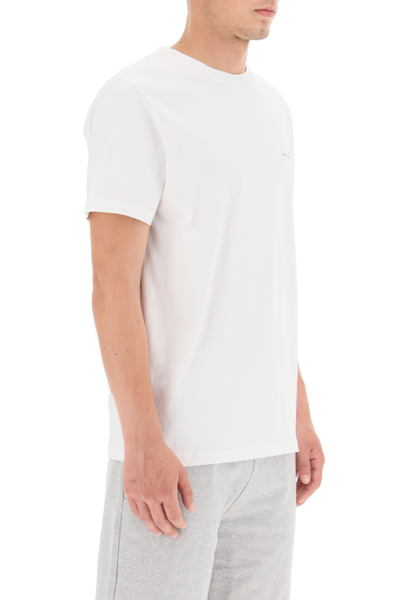Shop Apc Item 001 Logo Print T-shirt In White