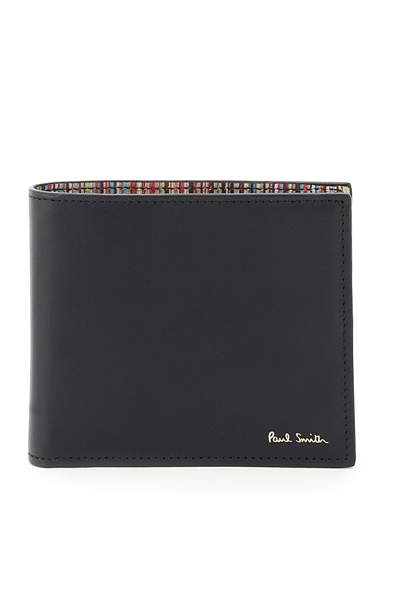 Shop Paul Smith Signature Stripe Wallet In Black