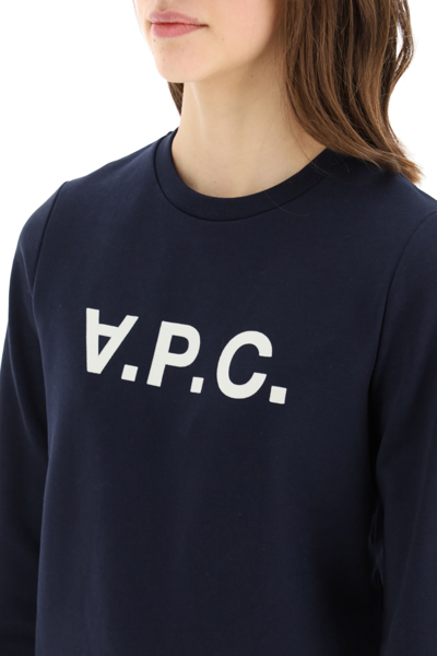 Shop Apc Sweatshirt Logo A.p.c.