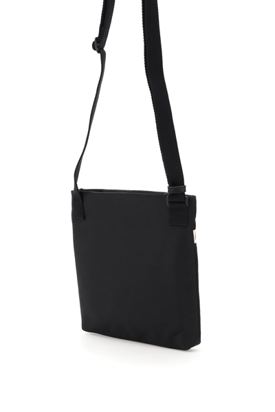 Shop Apc Sacoche Repeat Logo Bag In Black