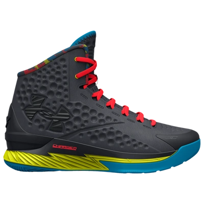 Shop Under Armour Boys  Curry 1 Sp In Gray/yellow