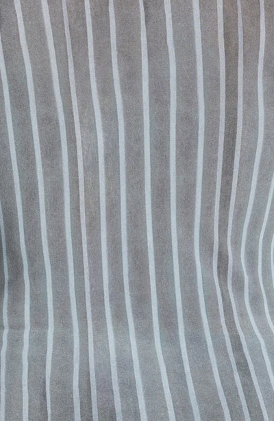 Shop Paloma Wool Stylus Sheer Stripe Slit Top In Greyish Blue