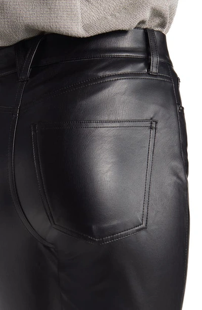 Shop Veronica Beard Beverly Coated High Waist Skinny Flare Jeans In Black