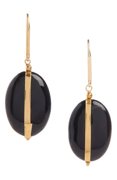 Shop Isabel Marant Stones Drop Earrings In Black