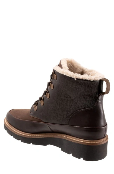 Shop Softwalk Whitney Faux Shearling Lined Boot In Dark Brown