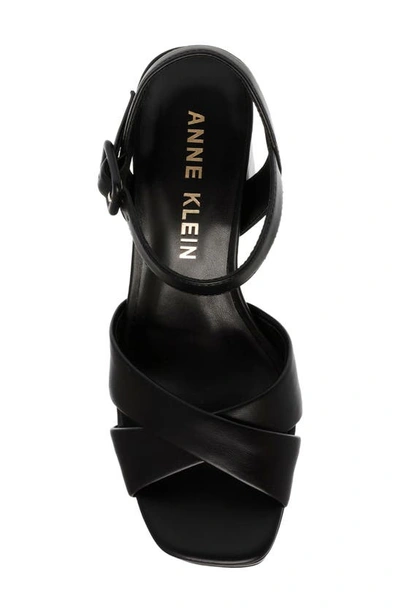 Shop Anne Klein Zada Platform Sandal In Black