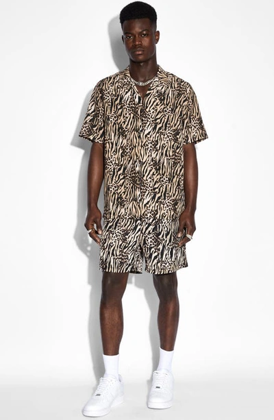 Shop Ksubi Zoo Resort Short Sleeve Button-up Shirt In Assorted