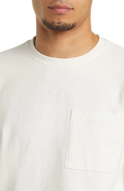 Shop Rails Cyd Long Sleeve Cotton T-shirt In White