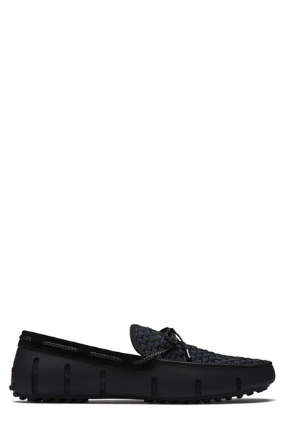 Shop Swims Woven Driving Shoe In Black