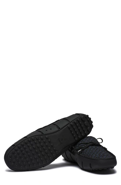 Shop Swims Woven Driving Shoe In Black