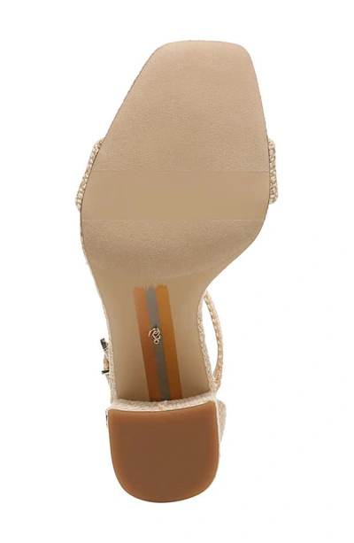 Shop Sam Edelman Daniella Ankle Strap Sandal In Natural/ Natural