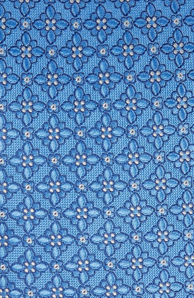 Shop Eton Silk Tie In Blue